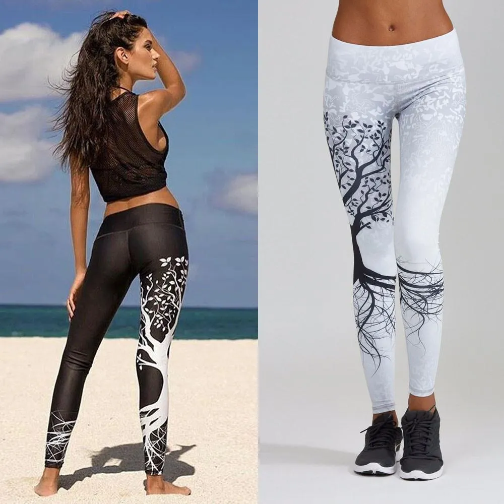 Legging impression arbre