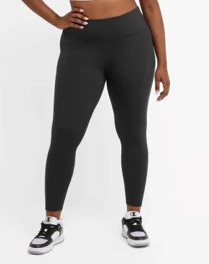Legging Taille Plus 7/8 Soft Touch Echo (Noir) de Champion