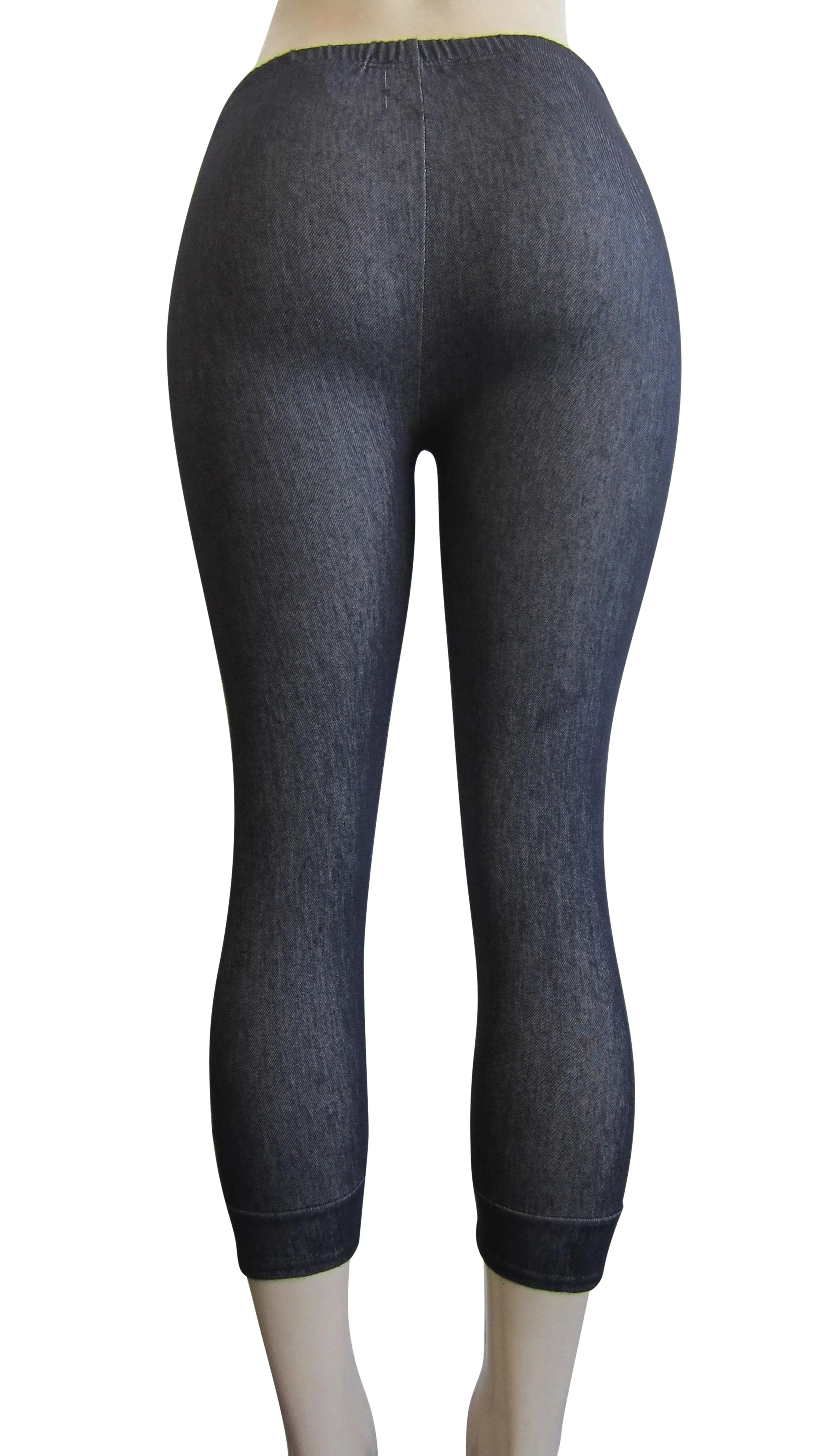 Leggings - Capri Denim Look (FAB-11272L)