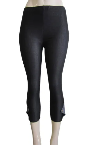 Leggings - Capri Denim Look  (FAB-11342L)