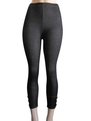 Leggings - Capri Denim Look (FAB-11345L)