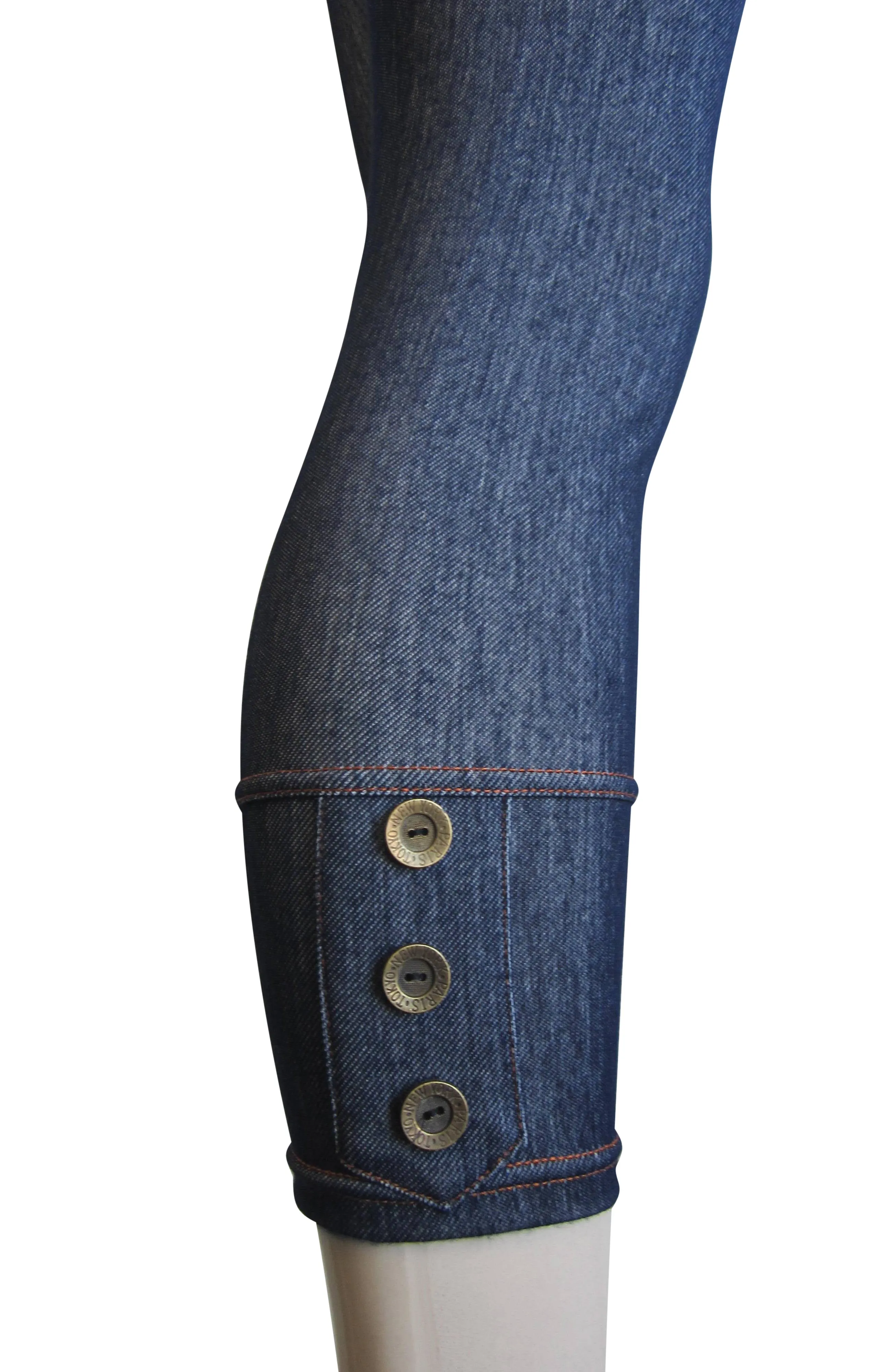 Leggings - Capri Denim Look (FAB-11345L)
