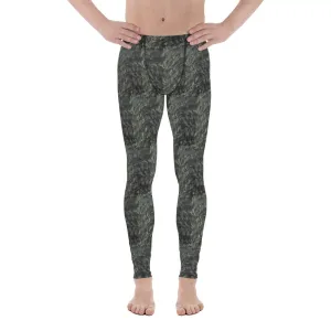 Leggings for Men and Boys Basketball, Fern Camo Pattern Leggings for boys, workout cloths for men