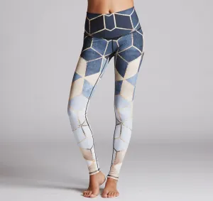 Leggings (Hi-Waist), Soft Cubes