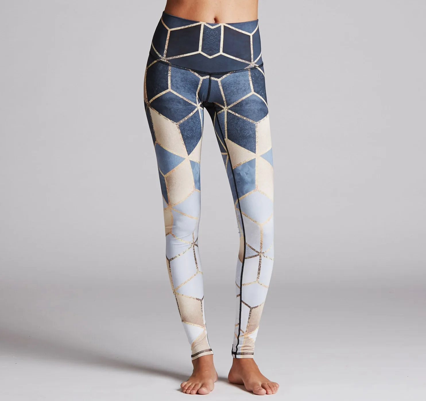 Leggings (Hi-Waist), Soft Cubes