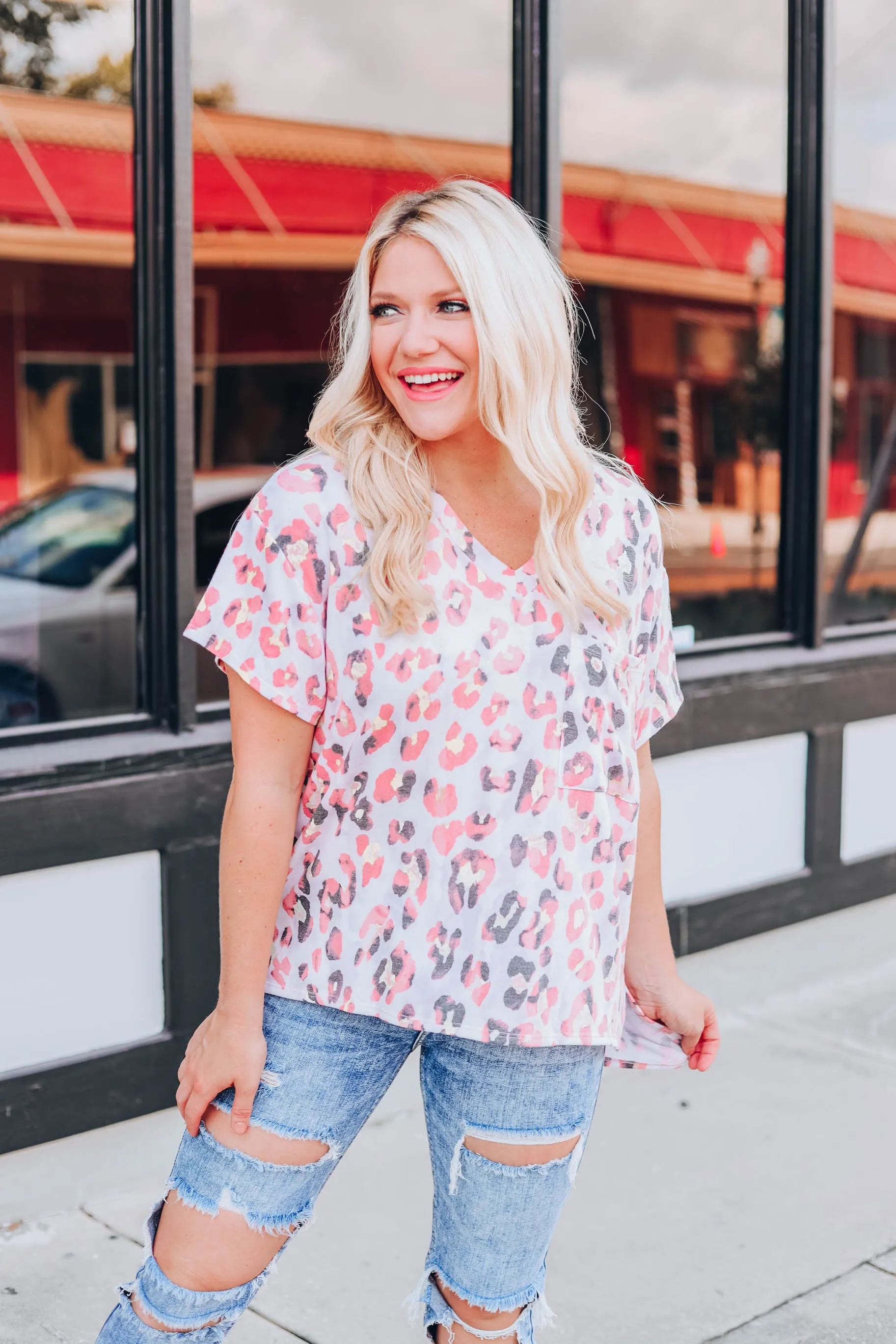 Leisure Time Leopard Top