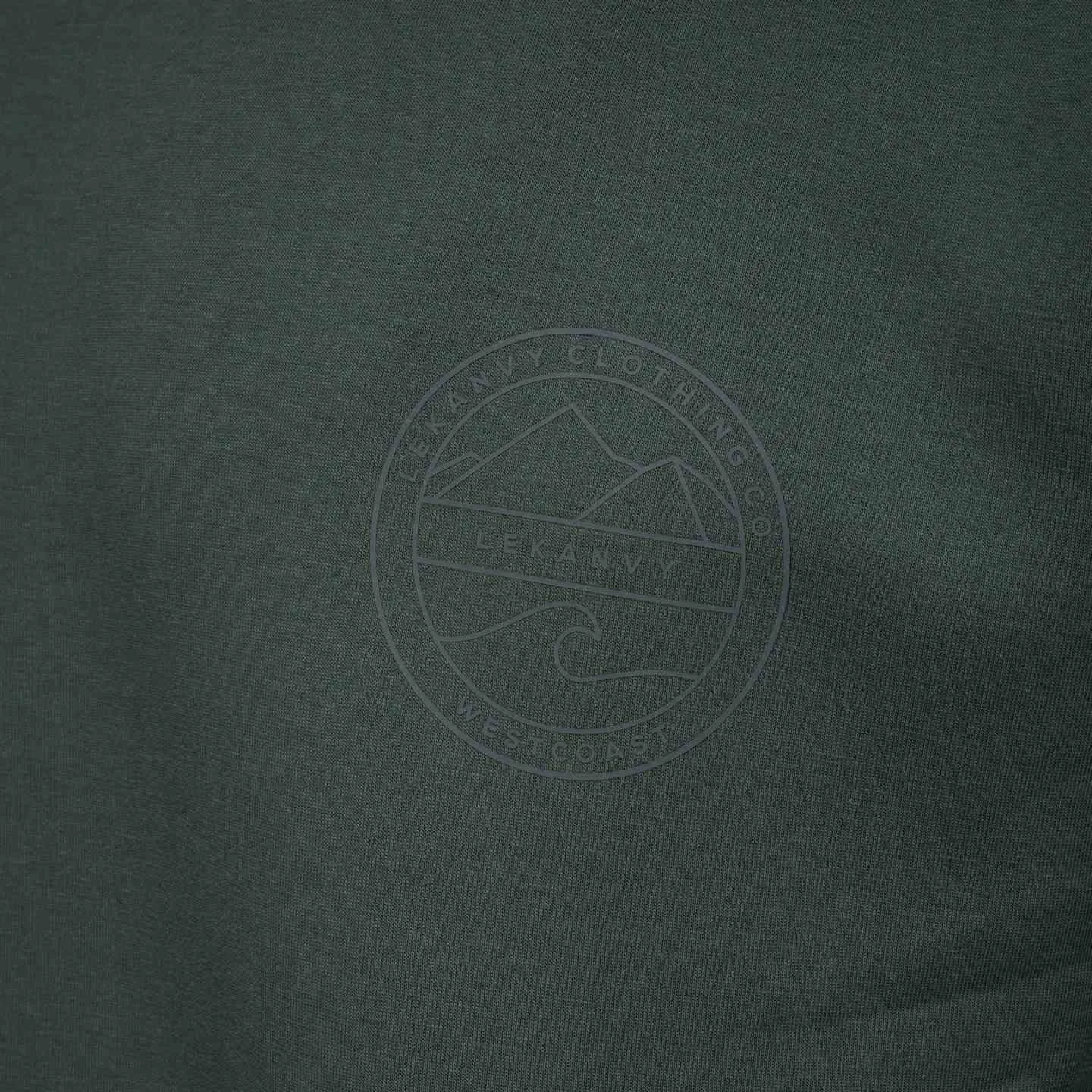 LeKanvy Versatile Unisex Crew Neck Green