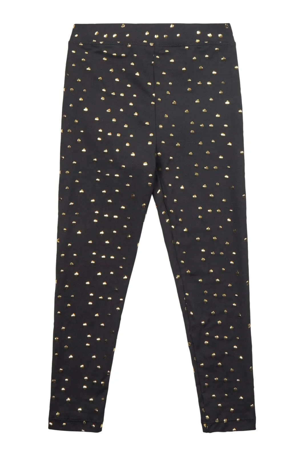Liberté Ami - Alma-Leggings (Kids) - Black Gold Dot 2
