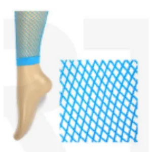 Light Blue Fishnet Leggings