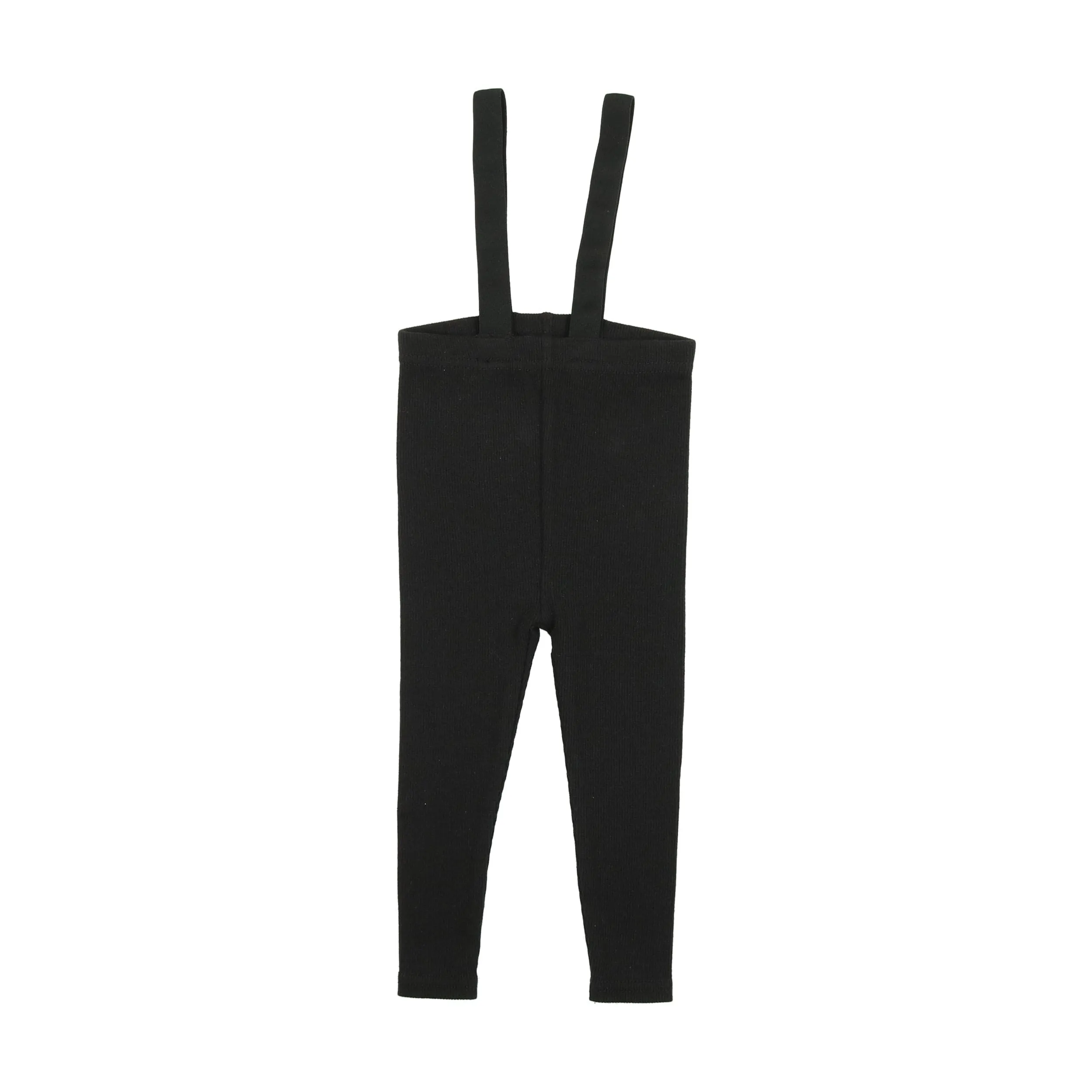 Lil Legs Suspender Leggings - Black