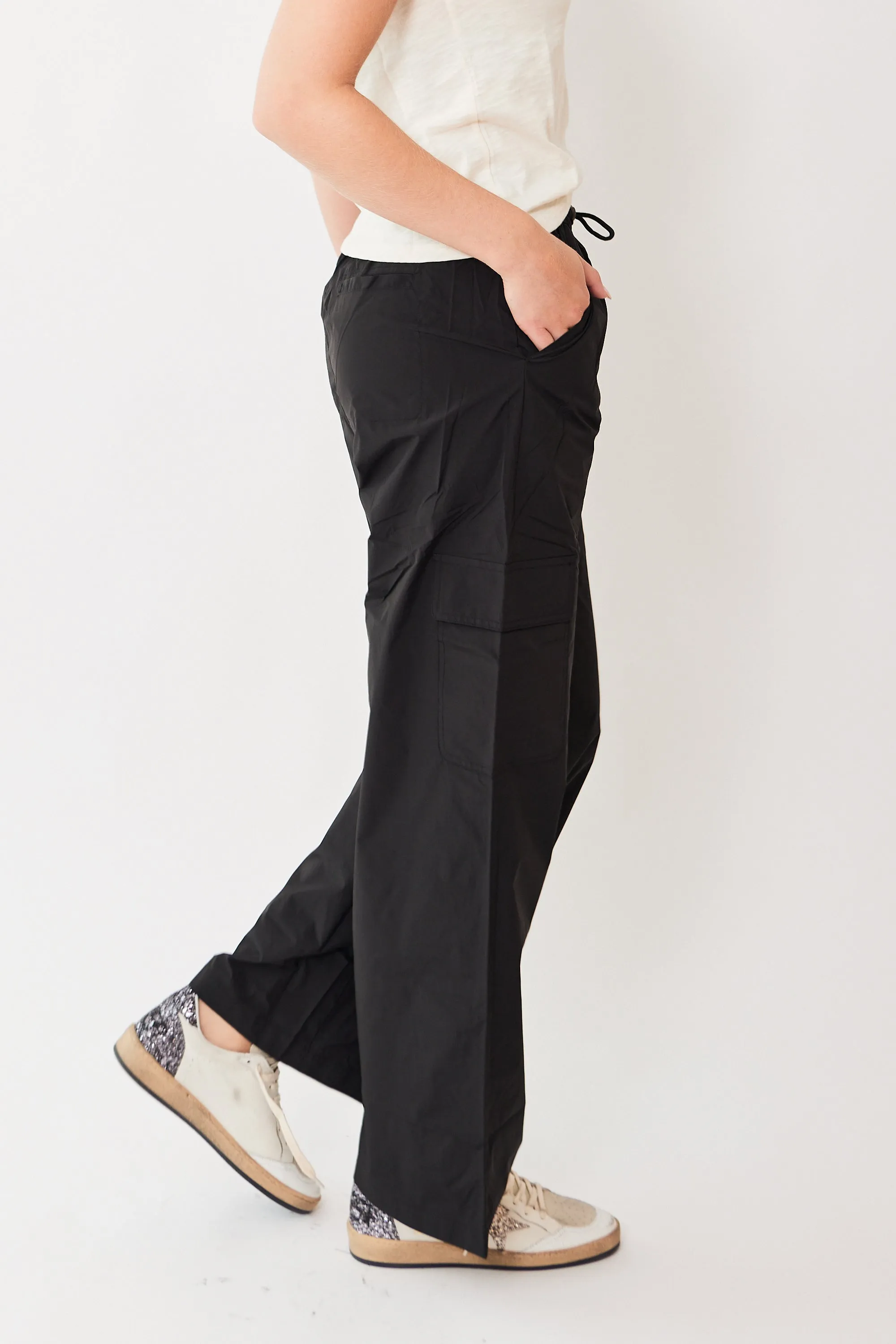 Lilla P Nylon Cargo Pant