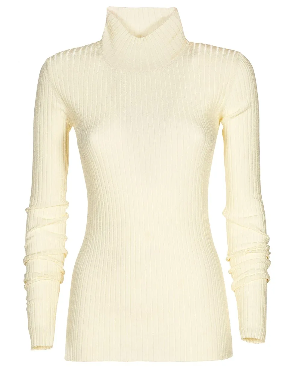 Long Sleeve Ribbed Turtleneck