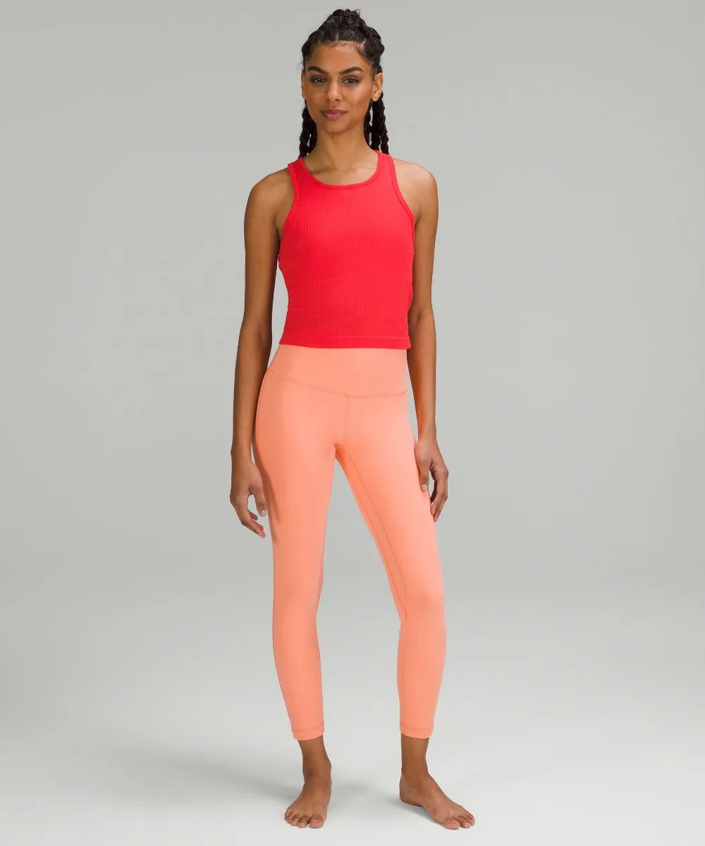 Lululemon High Rise Align Leggings, Coral