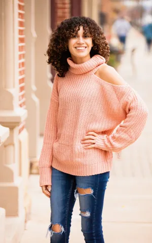 Luna Cutout Shoulder Sweater