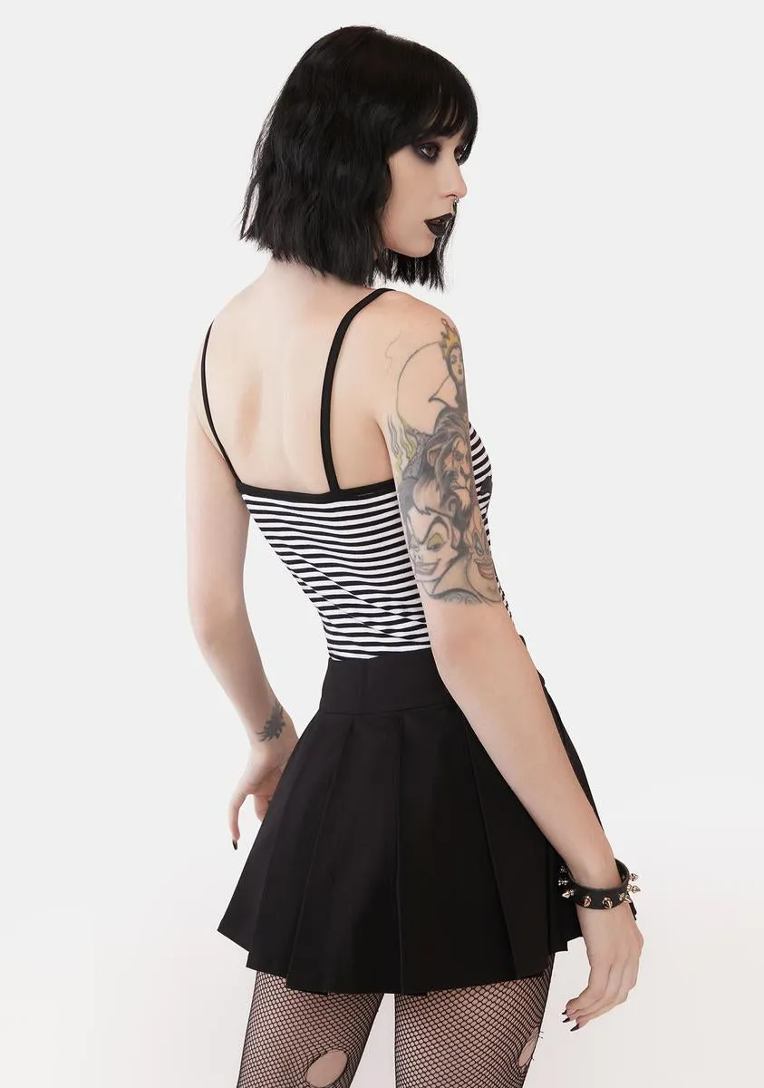 Lunar Moments Pleated Mini Skirt