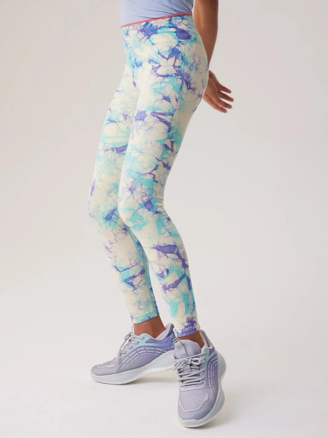 Lycra Seamless Tie-dyed Leggings