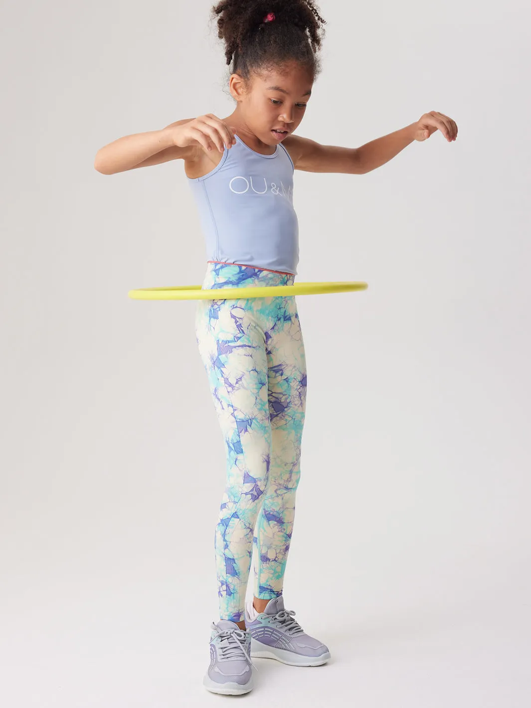 Lycra Seamless Tie-dyed Leggings