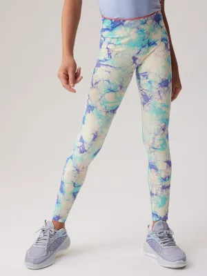 Lycra Seamless Tie-dyed Leggings