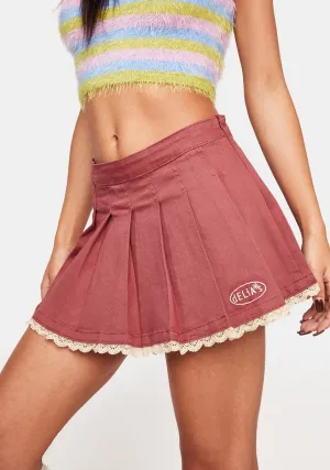 Make My Own Rules Pleated Skirt