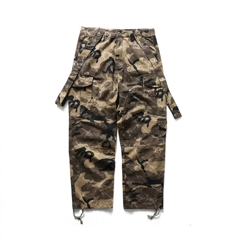 Man Fall Outfits Cargo Pants Men's Casual Pants Cargo Loose Cargo Pants Camouflage Pants