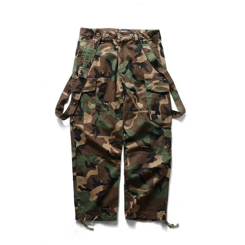 Man Fall Outfits Cargo Pants Men's Casual Pants Cargo Loose Cargo Pants Camouflage Pants