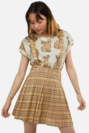 Meadow Tartan Pleated Pinny
