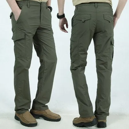 Men's Autumn Plus Size Military Style Cargo Pants