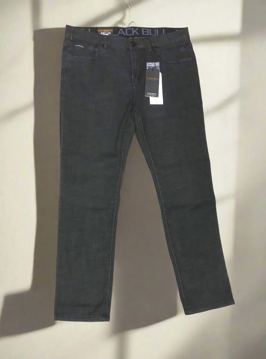 Men's Black Bull Apparel Jeans in 79 HB/DARK STW
