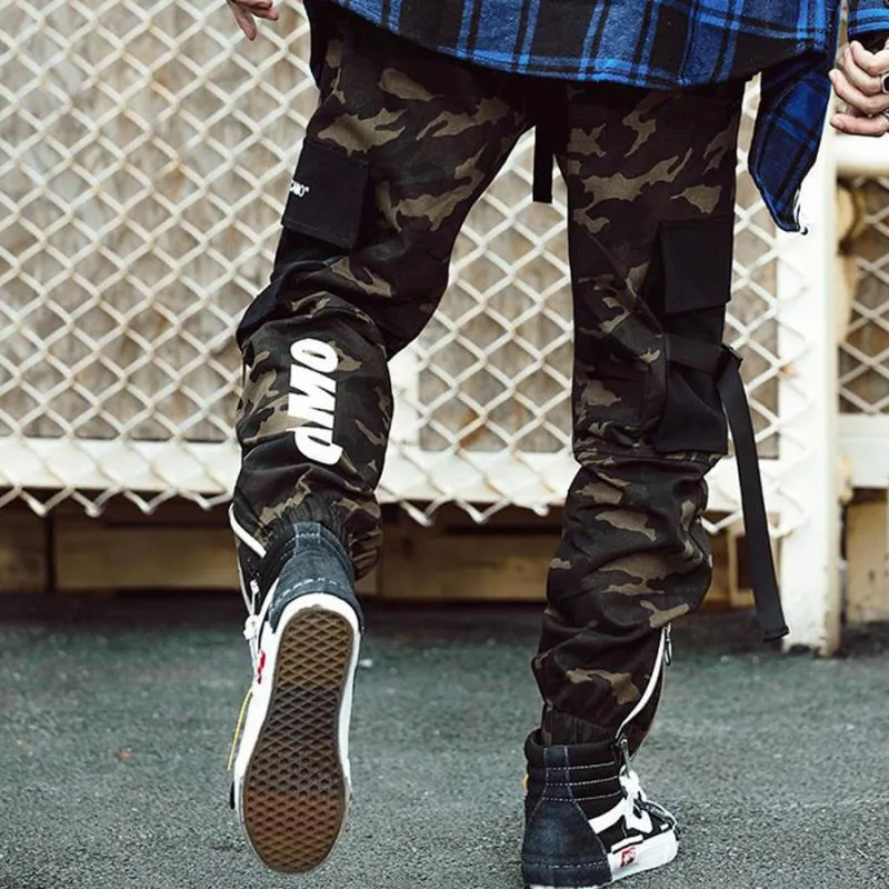 Men's Cotton Elastic Cargo Pants