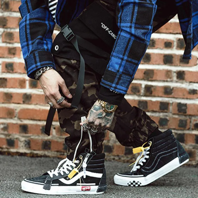 Men's Cotton Elastic Cargo Pants