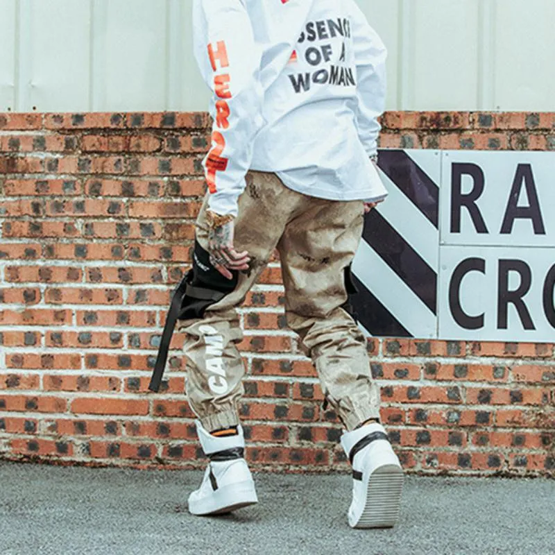 Men's Cotton Elastic Cargo Pants