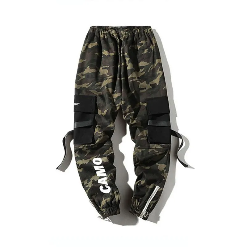 Men's Cotton Elastic Cargo Pants