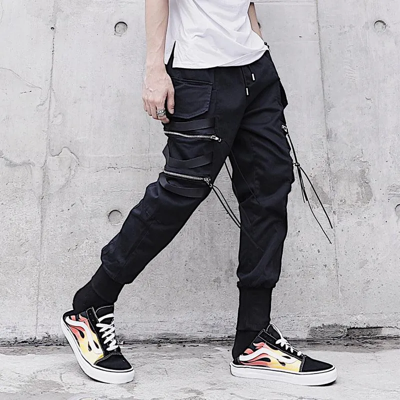Men’s Loose Multi-Pocket Overalls - Autumn & Winter