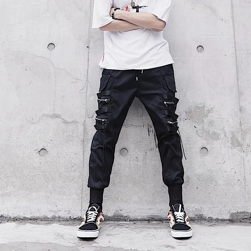Men’s Loose Multi-Pocket Overalls - Autumn & Winter