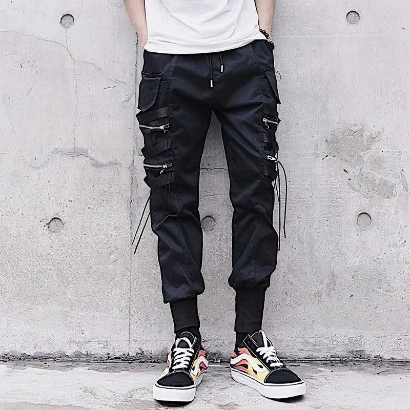 Men’s Loose Multi-Pocket Overalls - Autumn & Winter