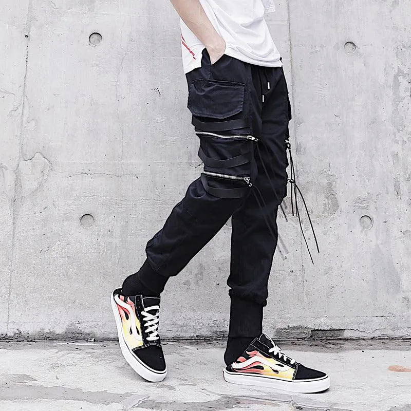 Men’s Loose Multi-Pocket Overalls - Autumn & Winter