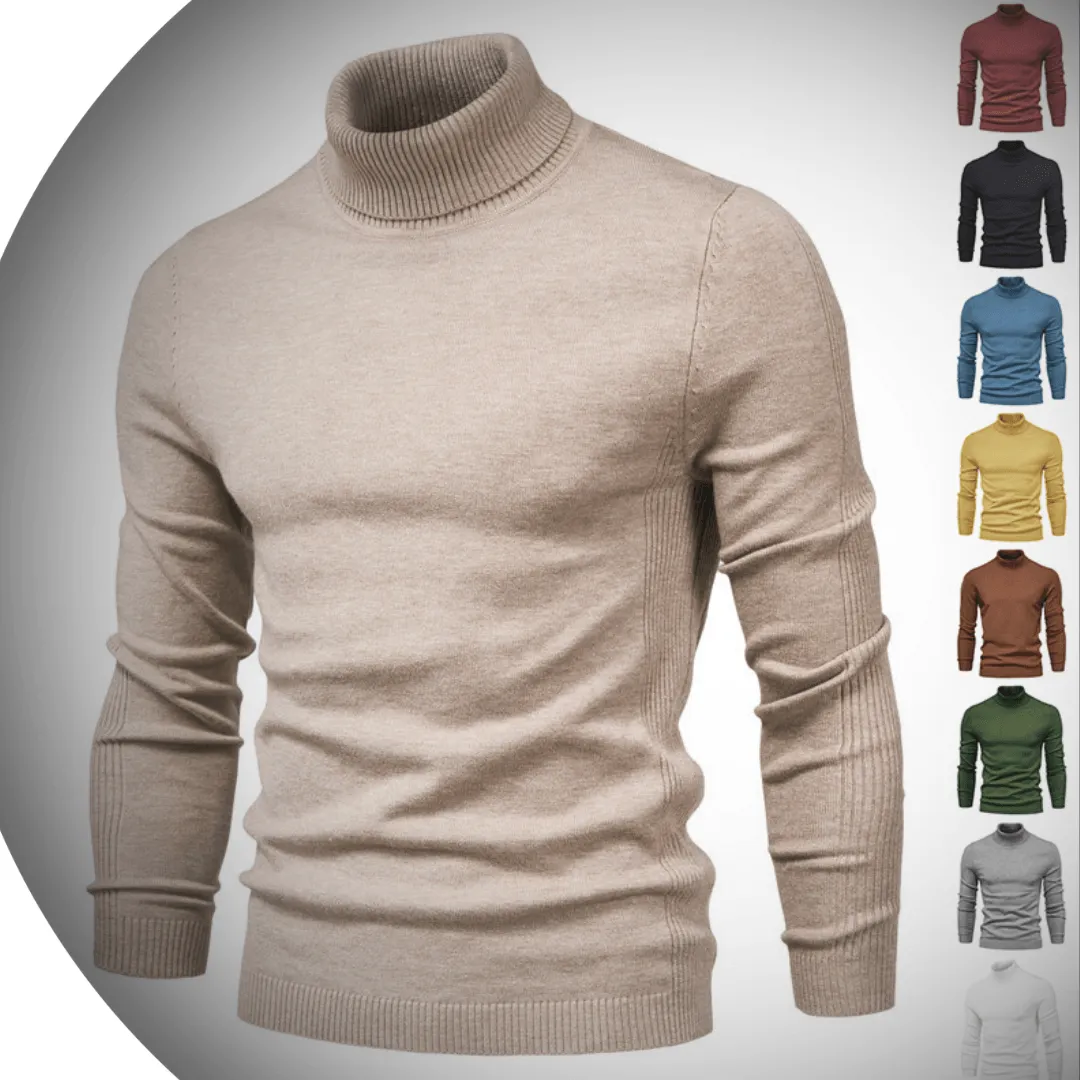 Men’s Slim Fit Turtleneck Sweater