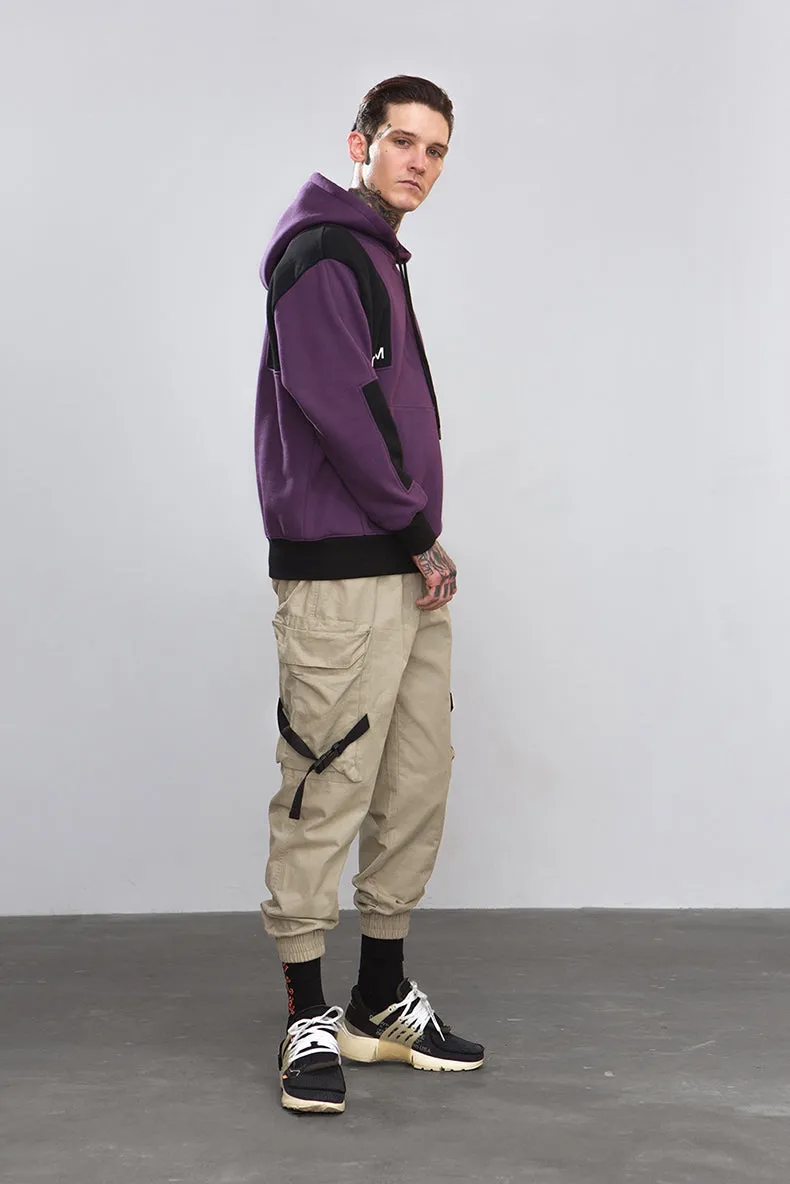 Men's Spring/Autumn Casual Cotton Cargo Pants With Side Pockets