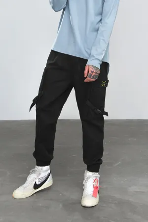 Men's Spring/Autumn Casual Cotton Cargo Pants With Side Pockets