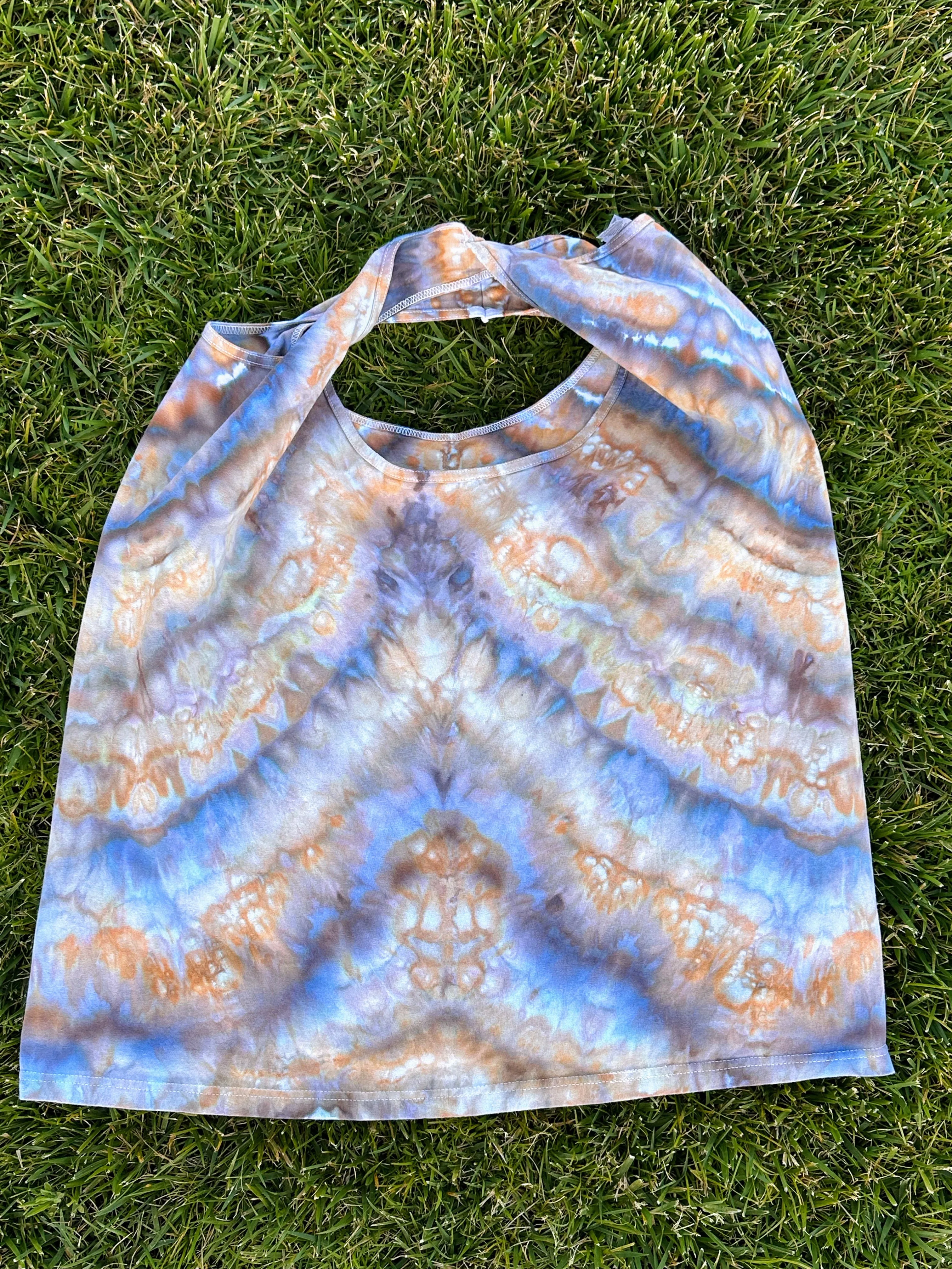 Men’s XL Cotton Tank Top in ‘Blue Gray’ Twist