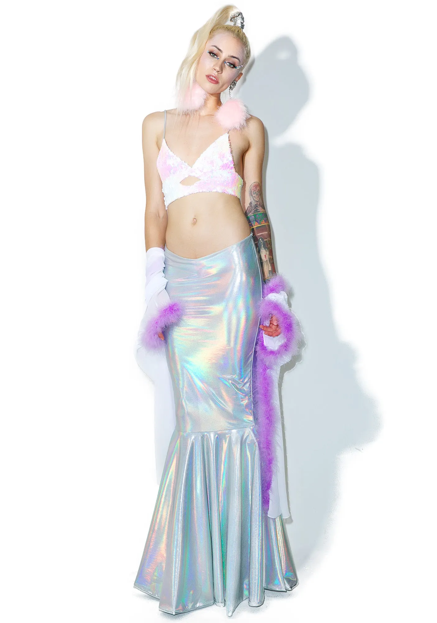 Mermaid Glamour Reversible Skirt