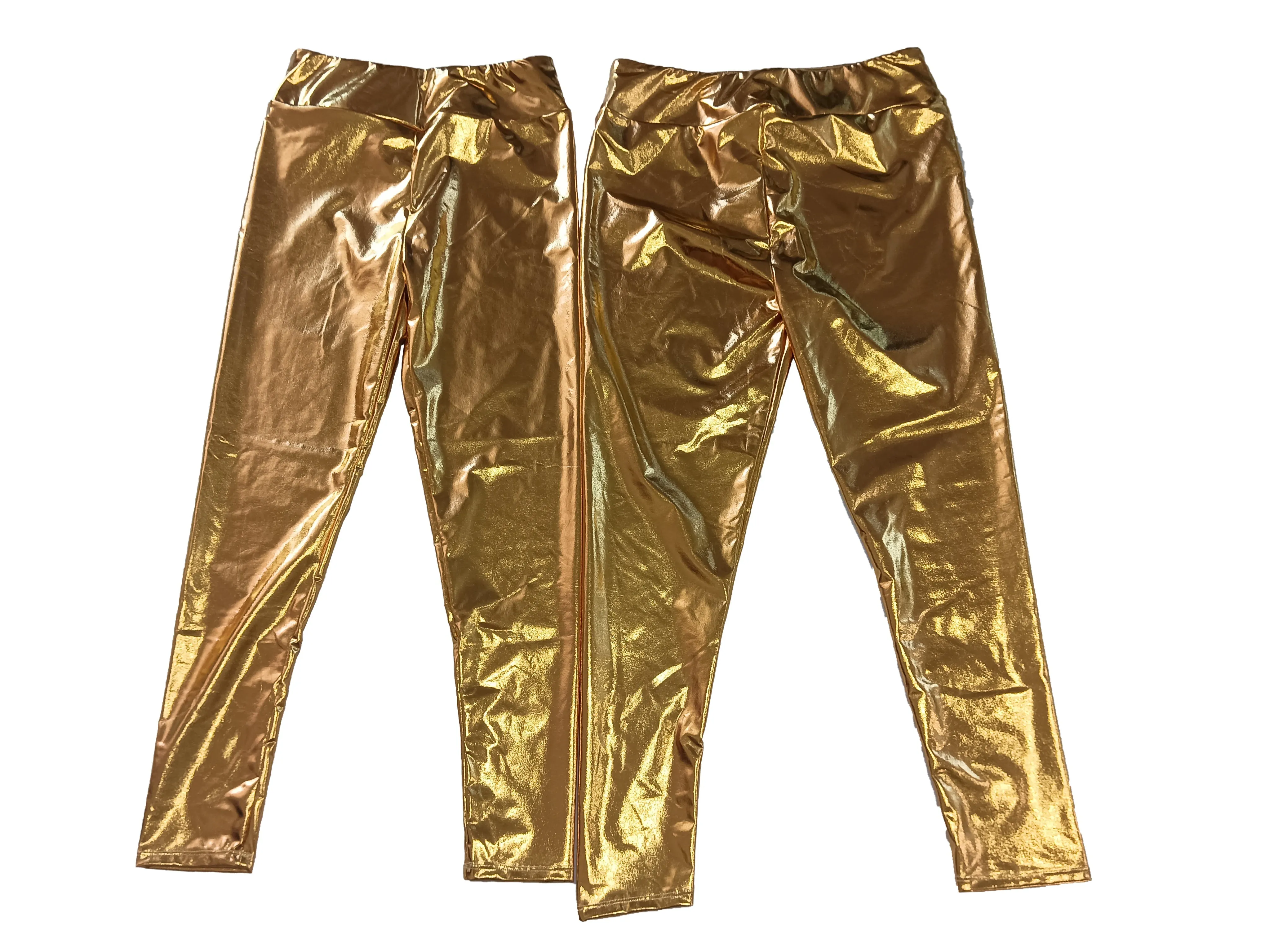 Metallic Leggings Youth - Gold