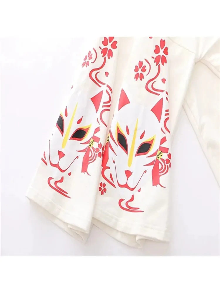 Metaversmall Black Letter Embroidery Cartoon Print Women Hoodies Autumn Flare Sleeve Drawstring Hooded Sweatshirts Ladies Korean Tops