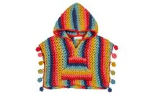 Mimi & Maggie - Guatemalan Rainbow Poncho