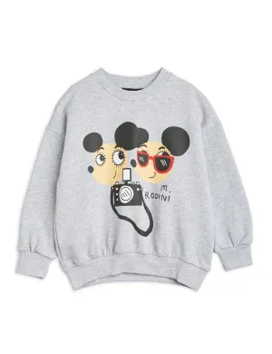 Mini Rodini Ritzratz SP Sweatshirt - Grey Melange
