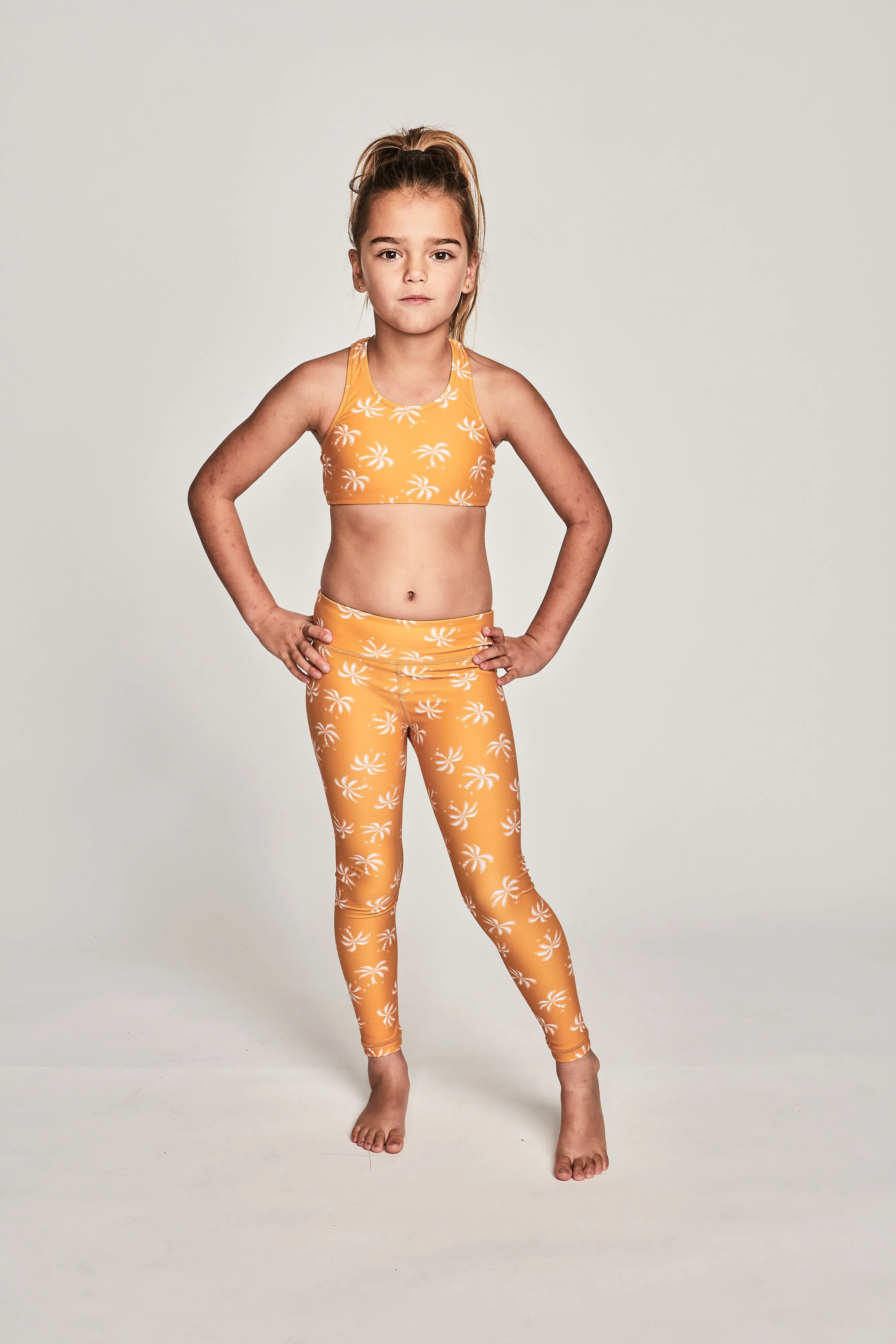 Missie Munster Moana Leggings - Golden Palm