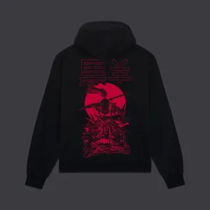 Miyamoto Musashi Outline Hoodie Black