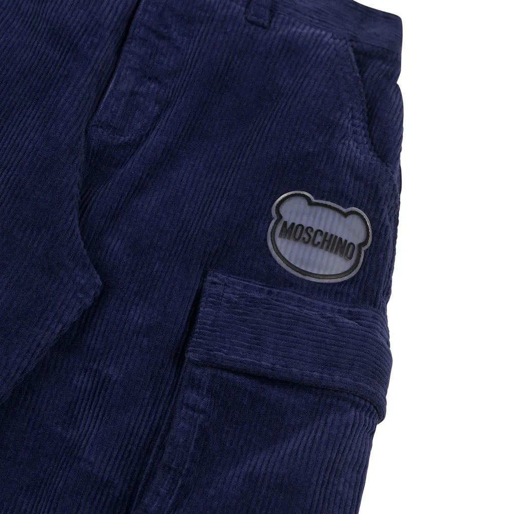 Moschino Kids Logo Cargo Jeans