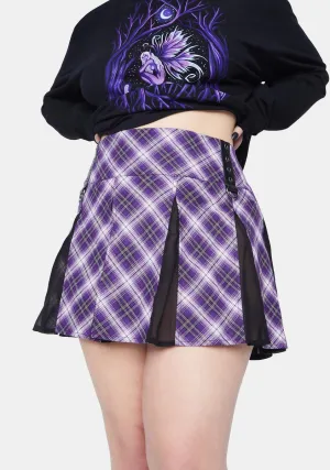 My Intuition On Point Plaid Mini Skirt