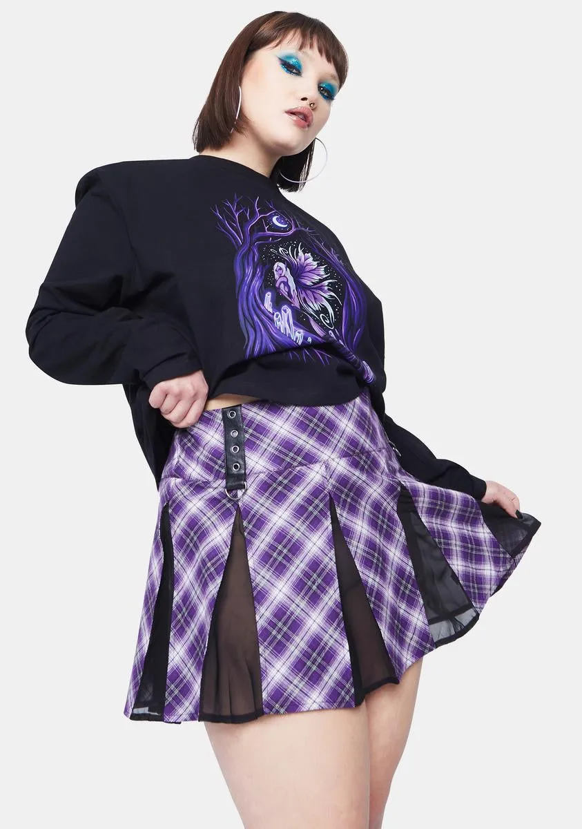 My Intuition On Point Plaid Mini Skirt